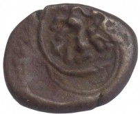 Copper Kasu Coin of Mangamma of Srivira script of Madurai Nayaks.