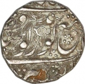 Rare Nanak Shahi Silver Rupee of Sikh  Empire of Amritsar.