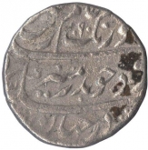 Silver Rupee of Aurangzeb Alamgir of Surat Mint. 