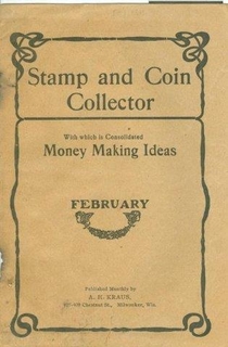 A Book on Stamp and coin collector by A.H. Kraus