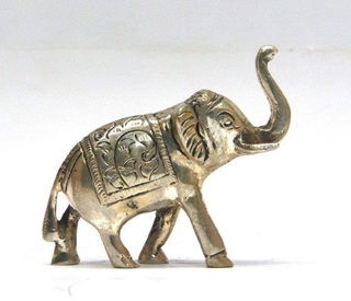 Decorative Silver Elephant