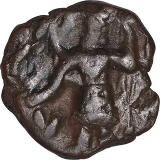 Copper Coin of Kushan Dynasty of Vasudeva I.