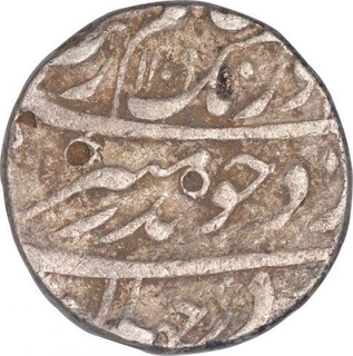 Silver One Rupee Coin of Aurangzeb of Patna Mint.