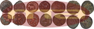 Copper Kasu Coins of Wadiyars of Mysore.