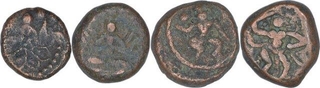 Copper Kasu Coins of Madhurai Nayakas.