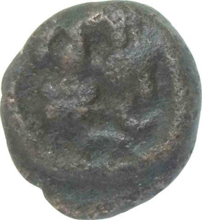 Copper Kasu Coin of Mangamma of Madurai Nayakas.