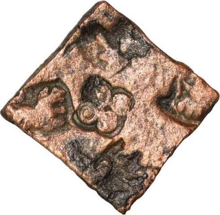 Punch Marked Copper Karshapana of Vidarbha Janapada.