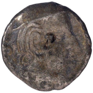 Silver Drachma Coin of Vijayasena of Western Kshatrapas.