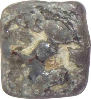 Lead Coin of Rudrasena III of Western Kshatrapas.