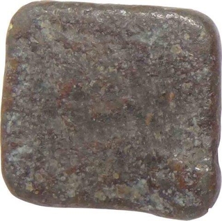 Lead Coin of Rudrasena III of Western Kshatrapas.