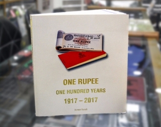 A Book on One Rupee Bank Notes in commemoration of it's 100th Birthday by Rezwan Razack.