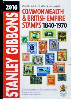 Stanley Gibbons 2016 Commonwealth & British Empire Stamps 1840-1970.