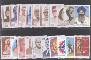 India Mint Stamp Year Pack of 1987 Issued By India Post.