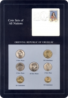 Coin of Set of All Nations of Oriental Republic of Uruguay.