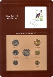 Coin Sets of All Nations of Kingdom of Lesotho.