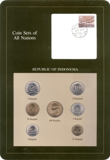 Coin Sets of All Nations of Republic of Indonesia.