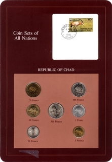 Coin Sets of All Nations of republic of Chad.