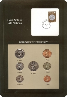 Coin Sets of All Nations pf Bailiwick of Guernsey.