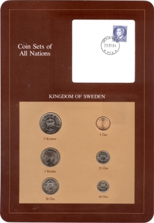 Coin Sets of All  Nations of Kingdom of Sweden.