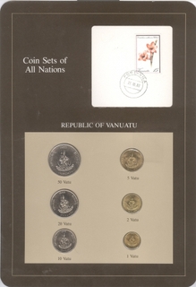 Coin Sets of All Nations Republic of Vanuatu.