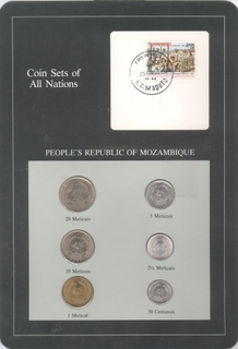 Coin Sets of All Nations of Peoples Republic of Mozambique.