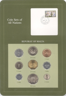 Coin Sets of All Nations Republic of Malta.