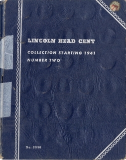 Penny Book of Lincoln Head Cent Collection of 1941.