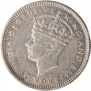 Silver Ten Cents of Malaya of 1939.