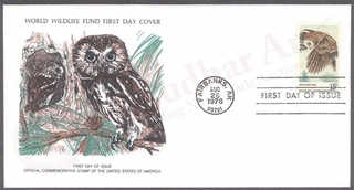 United States of America World Wildlife Fund First Day Cover of 1978 on Birds.