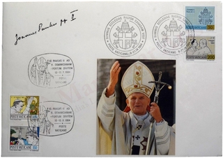 Vatican First Day Cover of 1984 on Christianity.