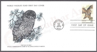 United States of America World Wildlife Fund First Day Cover of 1978 on Birds.