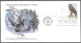 United States of America World Wildlife Fund First Day Cover of 1978 on Birds.