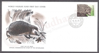 Netherlands World Wildlife Fund First Day Cover of 1976 on Domestic Animals.