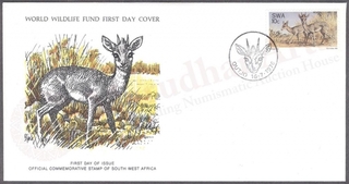 South West Africa World Wildlife Fund First Day Cover of 1978 on Animals.