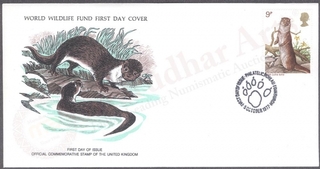 UK World Wildlife Fund First Day Cover of 1977 on Domestic Animals.