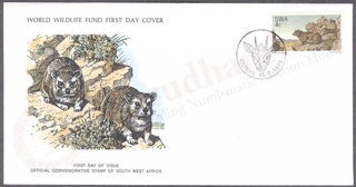 South West Africa World Wildlife Fund First Day Cover of 1976 on Domestic Animals.