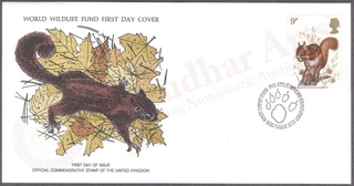 UK World Wildlife Fund First Day Cover of 1977 on Wild Animals.