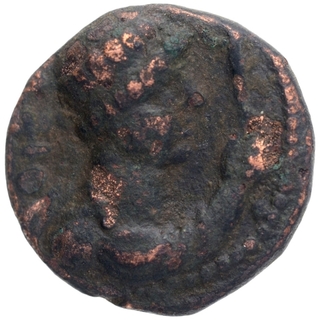 Copper Tetradrachma Coin of Soter Megas of Kushan Dynasty.