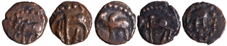 Copper Coins of Ganapathinaga of Nagas of Padmavati.