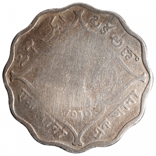 Copper Nickel One Anna Coin of King Edward VII of Bombay Mint of 1910.