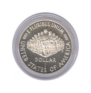 USA Silver Dollar of 1987 Constitution.