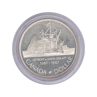 Silver One Dollar Proof Coin of Canada.