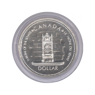 Silver One Dollar Proof Canada of Coronation.