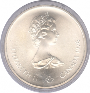 Canada Ten Dollars Proof Coin of XXI Olympic Games of 1976.