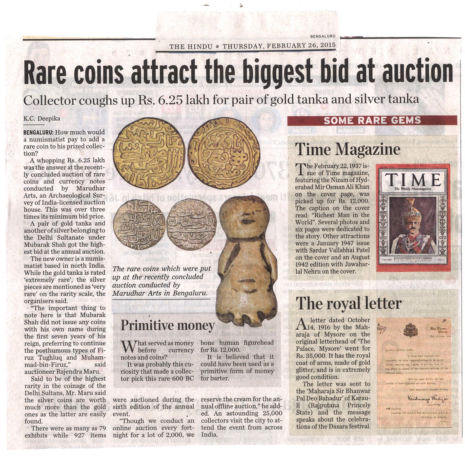 Rare Coins Attract the Biggest Bid at Auction