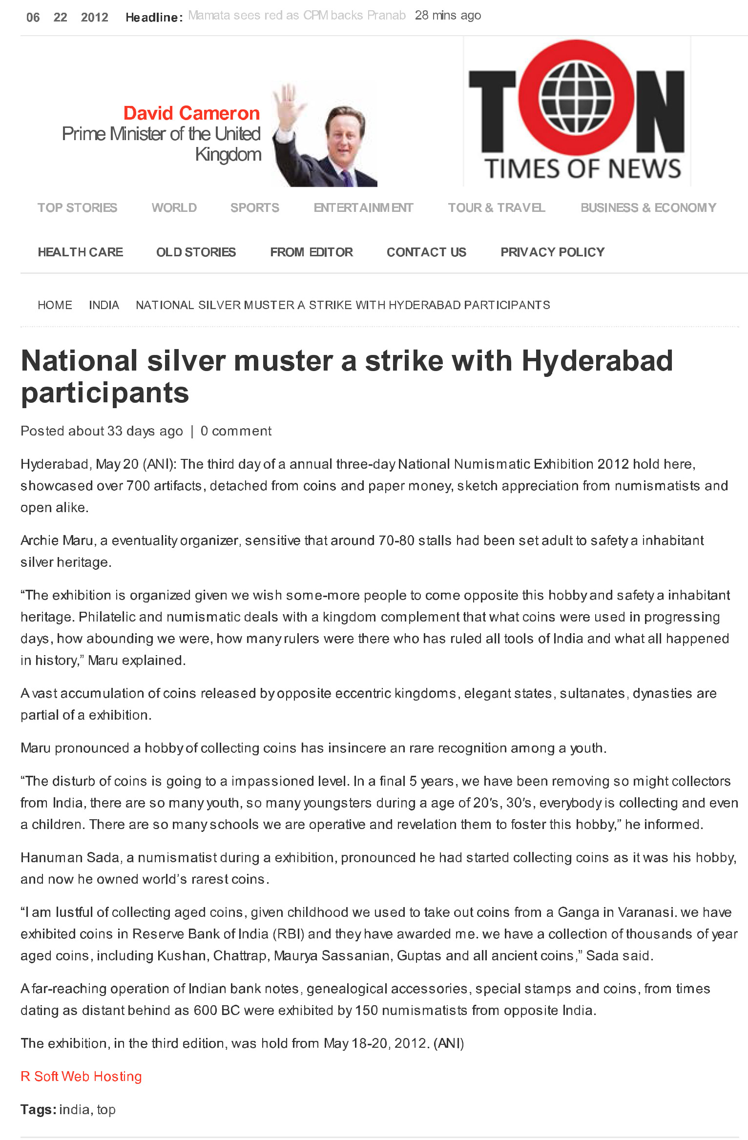 National Silver Muster a Strike with Hyderabad Participants(3rd of a Three-Day National Numismatic Exhibition)