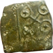 Copper Coin of Satavahana Dynasty.