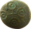 Copper Coin of Satavahana Dynasty.