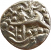 Base Gold Dinar Coin of King Pratapaditya II of Kidara of Kashmir