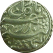 Silver Rupee Coin of Akbar of Allahabad Mint of Rebellion issue.